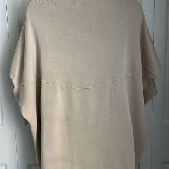 Melanie Lyne Cream Sleeveless Open Face Knit Cardigan Size M - Picture 8 of 11